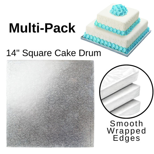 Square cake boards - cake, 14