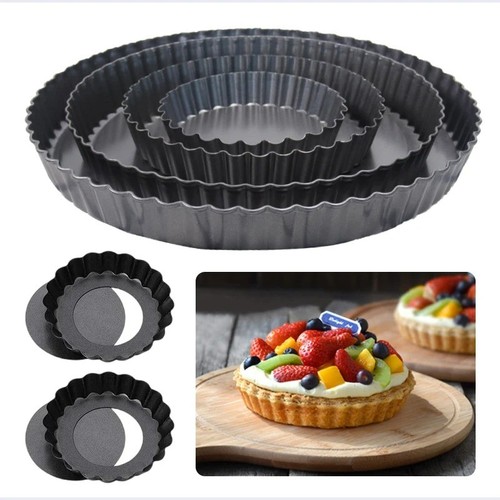 Deep non stick flan dish - deep,