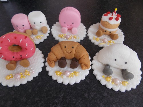 Edible fondant sugar jellycat - edible,