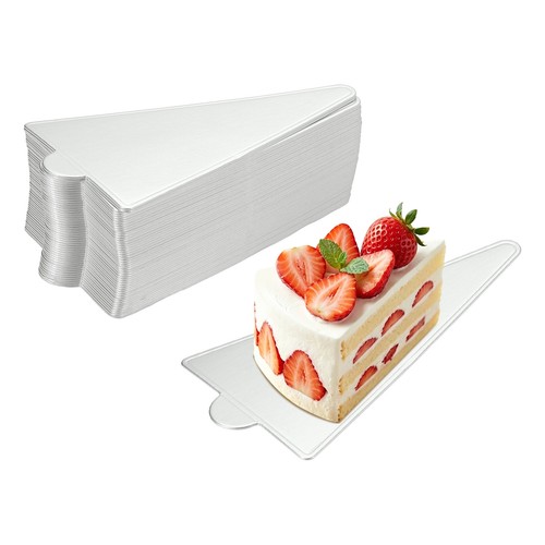 Silver triangle cake - triangle,
