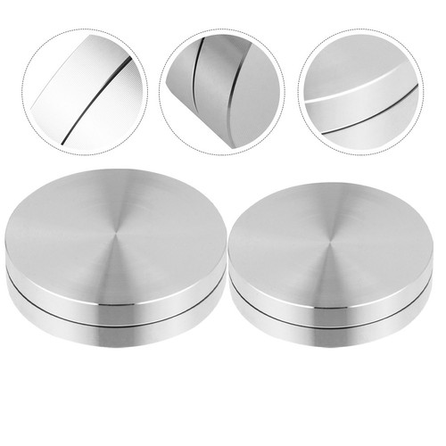 Silver metal cake - silver,