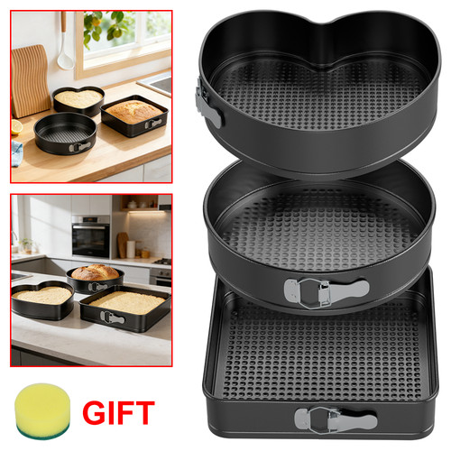 Set cake baking - of, with