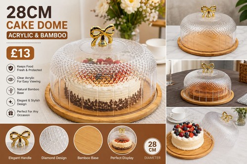 28cm cake dome - 28cm,