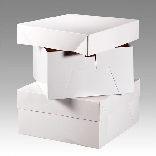 Wedding white cake boxes - cake,
