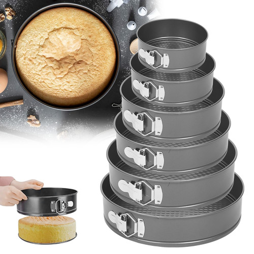 Set round cake - of, with